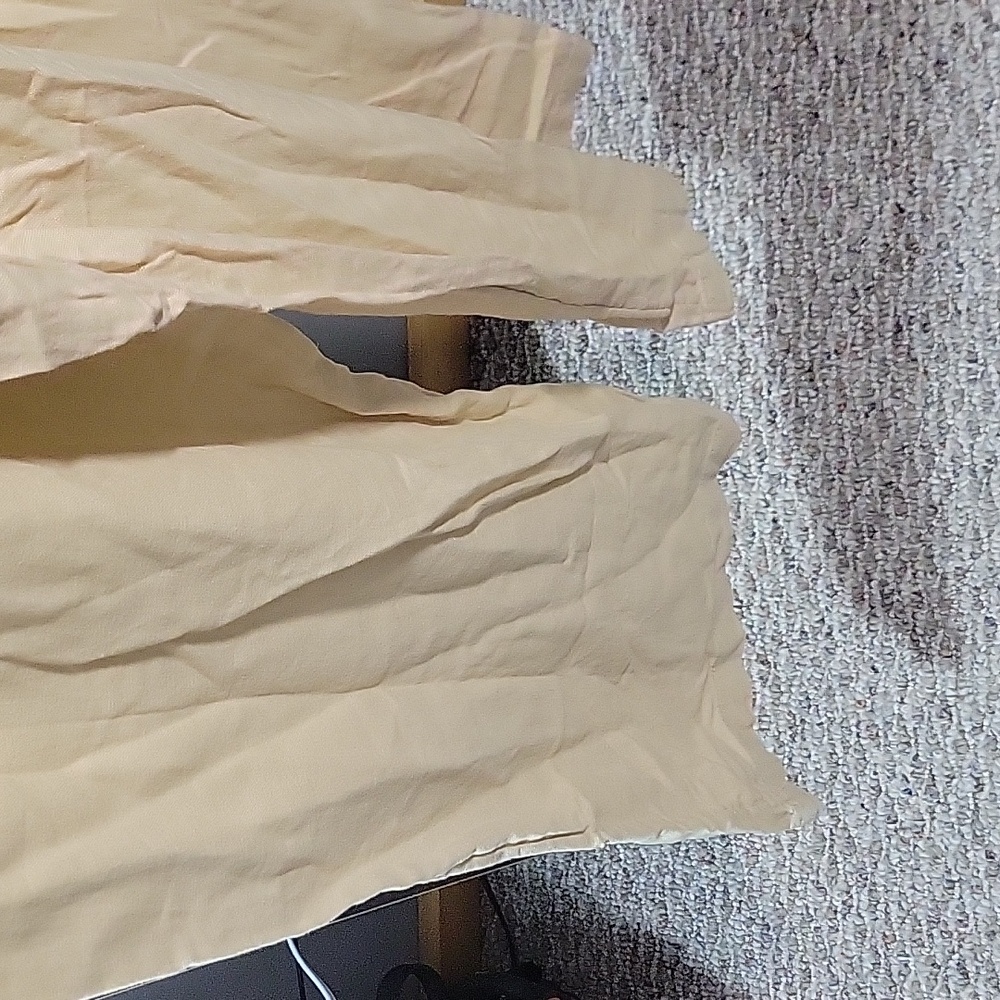 Women's Cream Jumpsuit - Picture 4 of 5